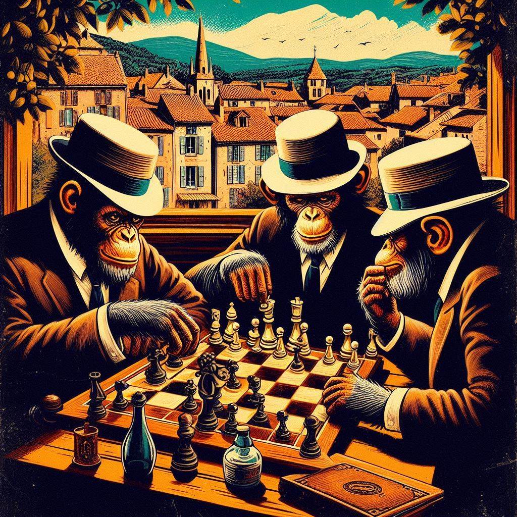 (1848) The Monkey and the Gascon Chess Knight